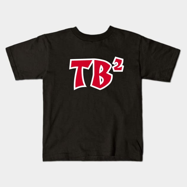 TB Squared - Black Kids T-Shirt by KFig21